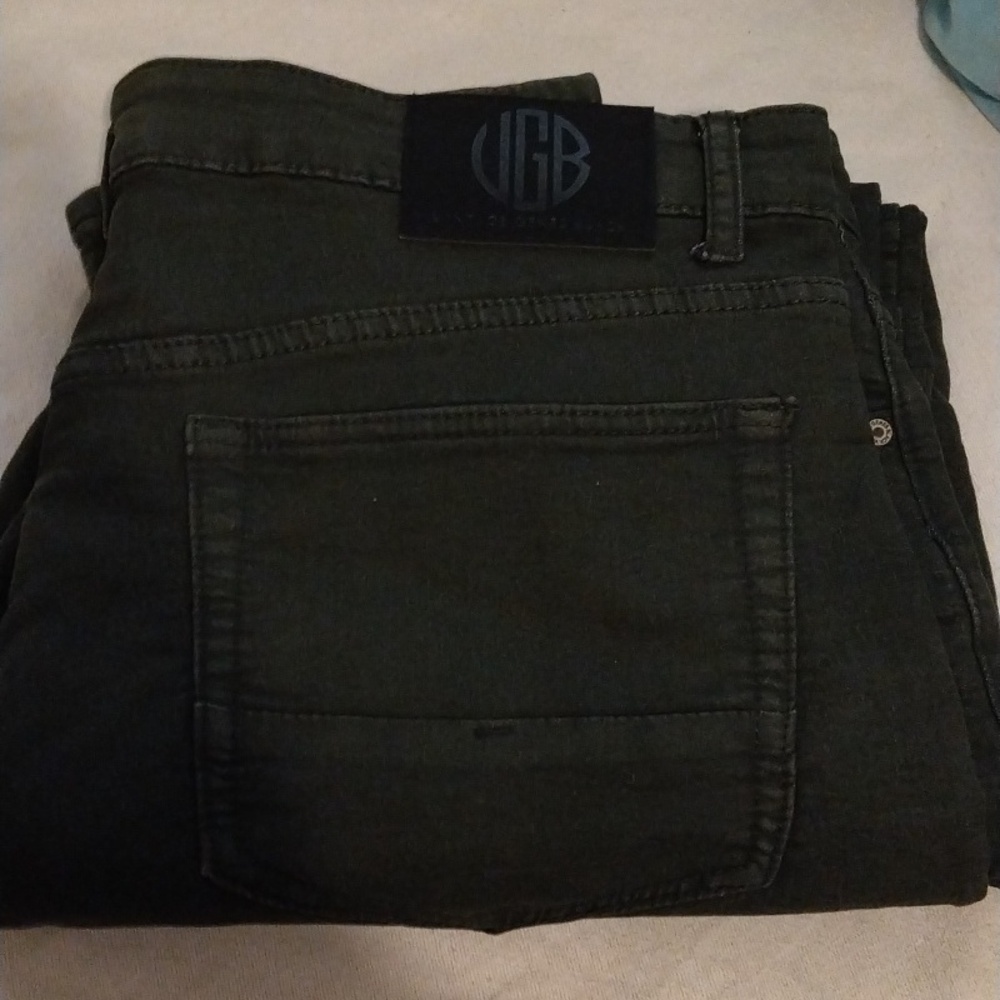 Vintage Genes Black, jeans green 36×32